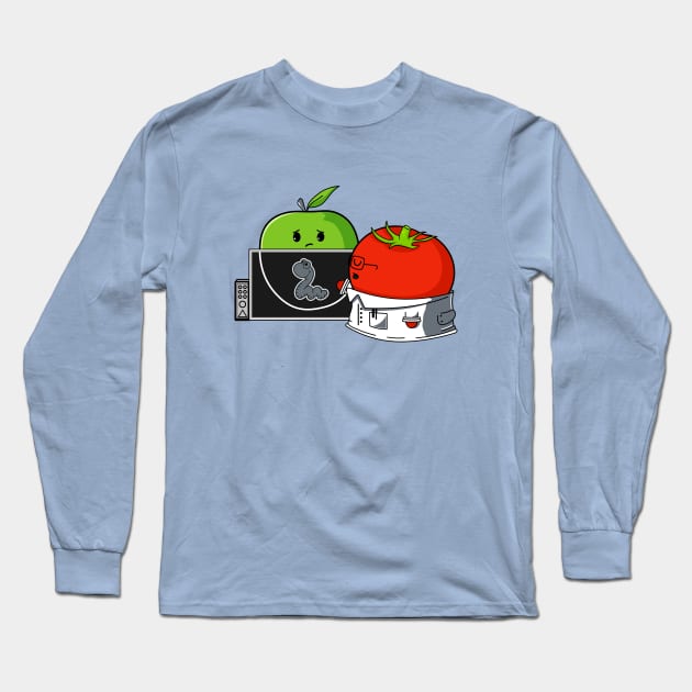 Tomato cures apple Long Sleeve T-Shirt by My Happy-Design